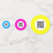 Ontwerp je eigen QR-code Creative Confetti voorbee (Achterkanten)