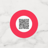 Ontwerp je eigen QR-code Creative Confetti voorbee (Kleine voorkant)