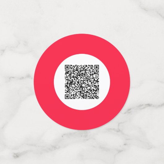 Ontwerp je eigen QR-code Creative Confetti voorbee (Kleine voorkant)