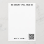Ontwerp Je Eigen QR Code Menu Voorbeeld Aangepaste (Achterkant)