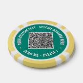 Ontwerp Je Eigen QR Code Poker Chips Aangepaste Te (Enkel)