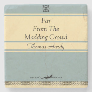 Ontwerp je eigen Retro Book Hoesje Stenen Onderzetter