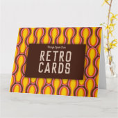 Ontwerp je eigen Retro Kaarten!  Kaart (Gele Bloem)