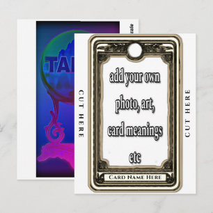 Ontwerp Je Eigen Tarotkaart Briefkaart