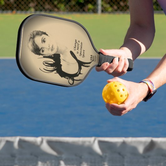 Ontwerp je eigen Verandering is geen toeschouwerss Pickleball Paddle (Insitu)