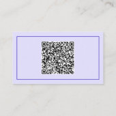 Ontwerp je eigen Visitekaartje met QR Code (Achterkant)