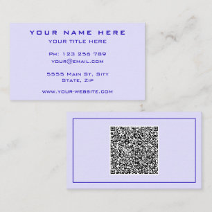 Ontwerp Je Eigen Visitekaartjes met QR Code