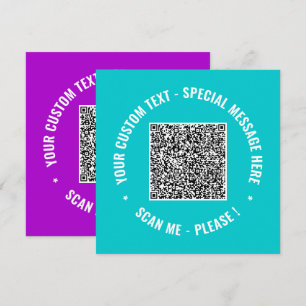 Ontwerp Je Eigen Wenskaart met QR Code Voorbeeld