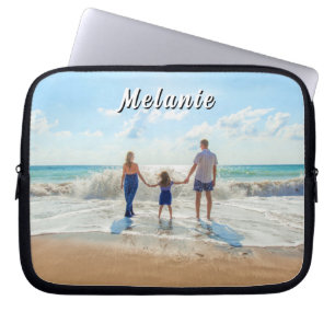 Ontwerp je foto laptophoesje met gepersonaliseerde laptop sleeve