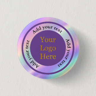 Ontwerp Jouw Eigen Moderne Logo Zakelijk Bedrijf Ronde Button 3,2 Cm
