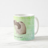 Ontwerp Jouw naam Rat. toevoegen Koffiemok (Voorkant rechts)