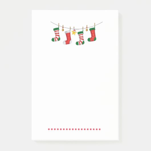 ontwerp - kerstman 2020 post-it® notes (Voorkant)