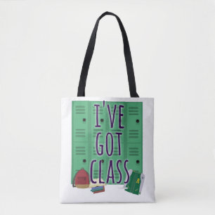 Ontwerp letterlijke klasse klasse draagtas