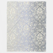 Ontwerp Luxury Damask Fleece Deken (Voorkant)