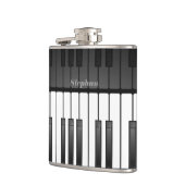 Ontwerp-maatkolf voor muzikaal toetsenbord heupfles (Links)