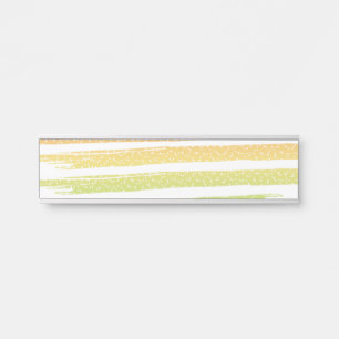 Ontwerp met achtergrond deurbordje