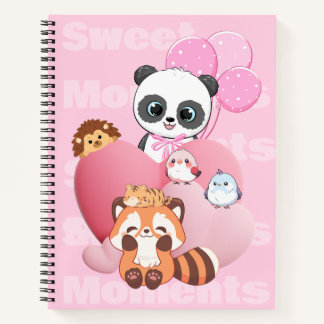 Ontwerp met Adorable Panda & Vrienden Notitieboek