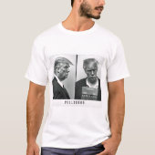 Ontwerp met Donald Trumps mok shot. T-shirt (Voorkant)