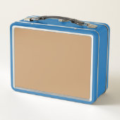 Ontwerp met een bruine achtergrond en witte rand (Achterkant)