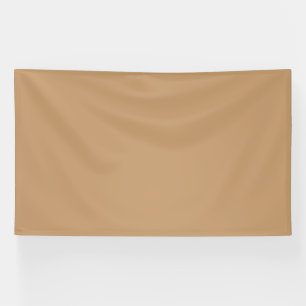 Ontwerp met een bruine achtergrond en witte rand spandoek