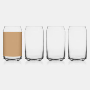 Ontwerp met een verbluffende bruine achtergrond en blikvorm glas