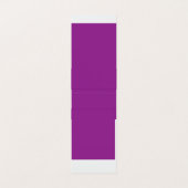 Ontwerp met een verbluffende Paarse achtergrond en Visitekaartjes (Binnenkant ongevouwen)