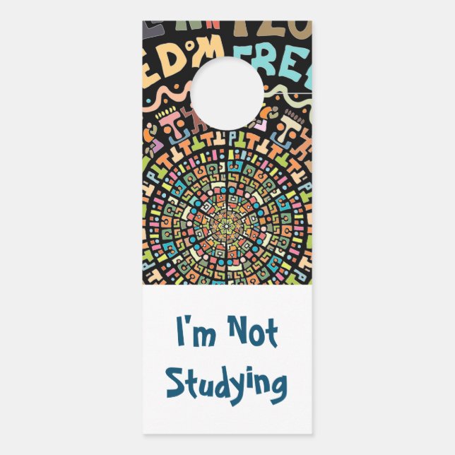 Ontwerp met gekleurde letters (Achterkant)