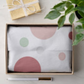 Ontwerp met grote poka-punten pasta tissuepapier (Geschenk)