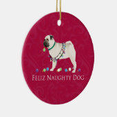 Ontwerp met kerstmis keramisch ornament (Rechts)