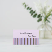 Ontwerp met klasband visitekaartje (Staand voorkant)