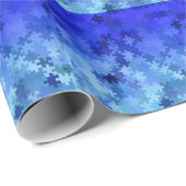 Ontwerp met puzzelstukjes cadeaupapier (Rol Hoek)