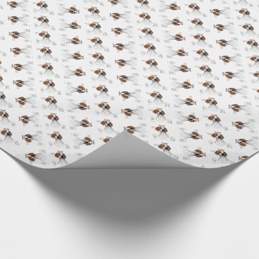 Ontwerp met tekengeschiedenis cadeaupapier (Hoek)