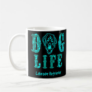 Ontwerp met Turqouise Labrador Retriever Lab Koffiemok