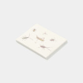  ontwerp met zeven verschillende insecten post-it® notes (Schuin)