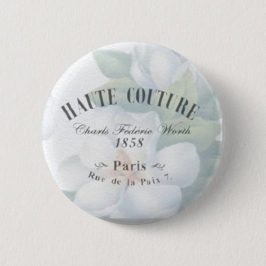  ontwerp Mode Haute Couture Ronde Button 5,7 Cm (Voorkant)