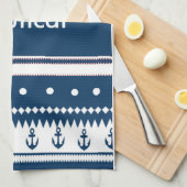 Ontwerp nautisch theedoek (Quarter Fold)