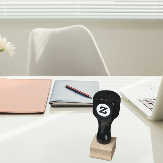 Ontwerp op naam wit ondernemer 	rubberstempel