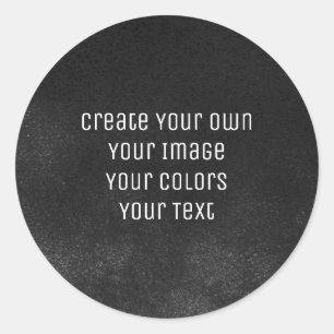 Ontwerp op uw manier - Creëer uw eigen manier Ronde Sticker