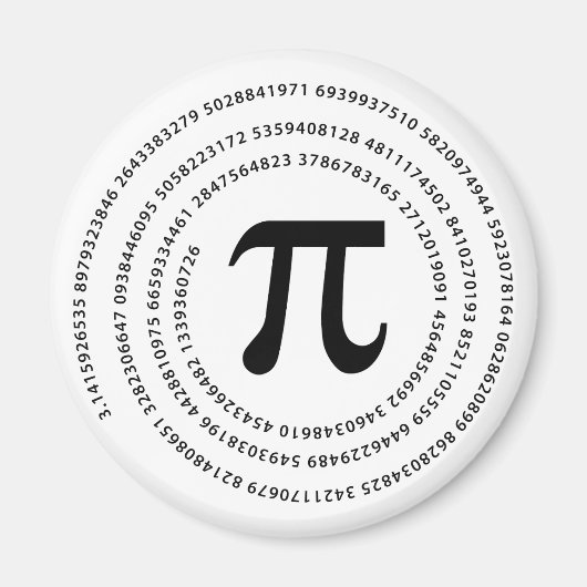 Ontwerp pi-nummer magneet (Voorkant)