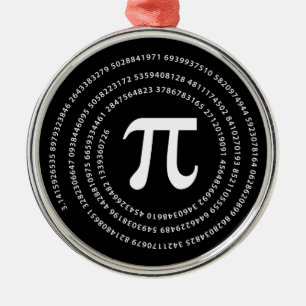 Ontwerp pi-nummer metalen ornament