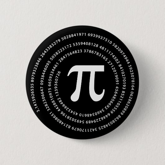 Ontwerp pi-nummer ronde button 5,7 cm (Voorkant)