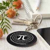 Ontwerp pi-nummer sleutelhanger (Zijkant)