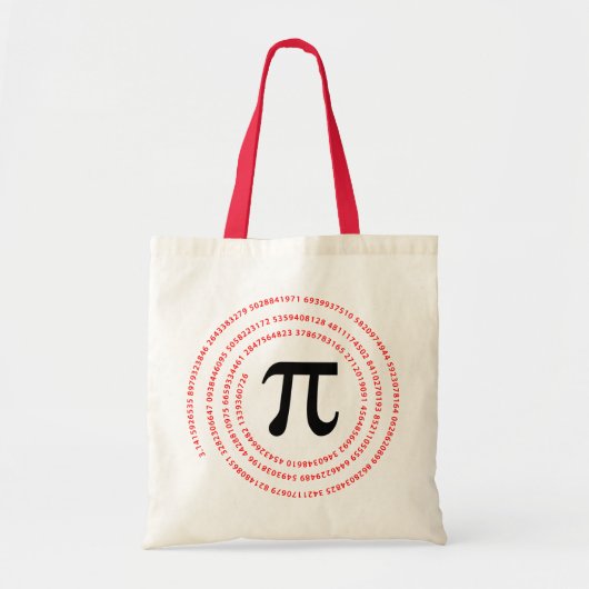 Ontwerp pi-nummer tote bag (Voorkant)