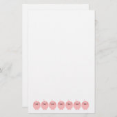 Ontwerp pingelen briefpapier (Voorkant / Achterkant)