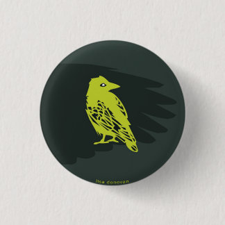 Ontwerp-pins voor vogels en vogels ronde button 3,2 cm