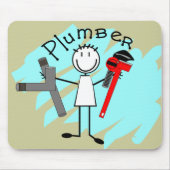 Ontwerp Plumstick-persoon Muismat (Voorkant)