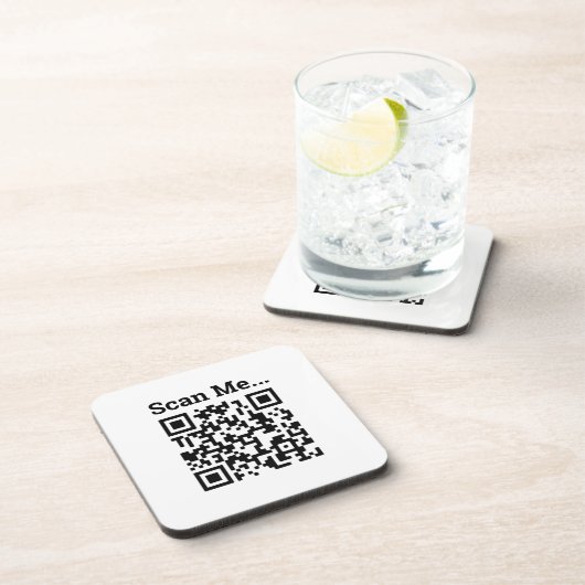Ontwerp QR-code Bier Onderzetter (Rechterzijde)