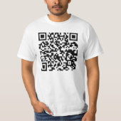 Ontwerp QR-code T-shirt (Voorkant)
