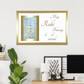 Ontwerp Reiki Blessings Poster (Thuiskantoor)