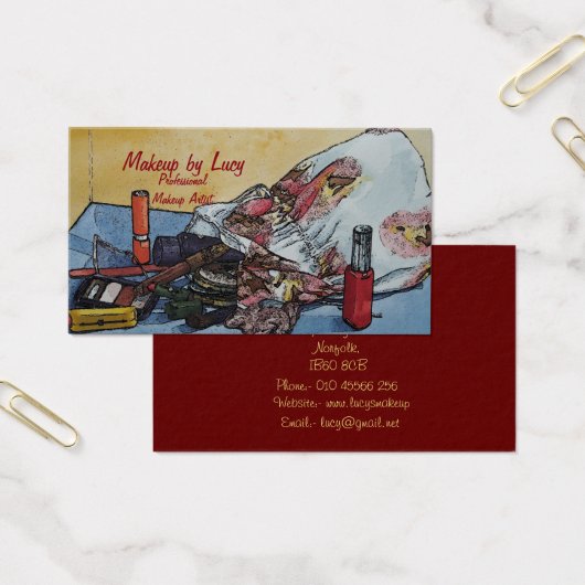 ontwerp retro van kunstenaars maken mooie tas uit visitekaartje (Kantoor)